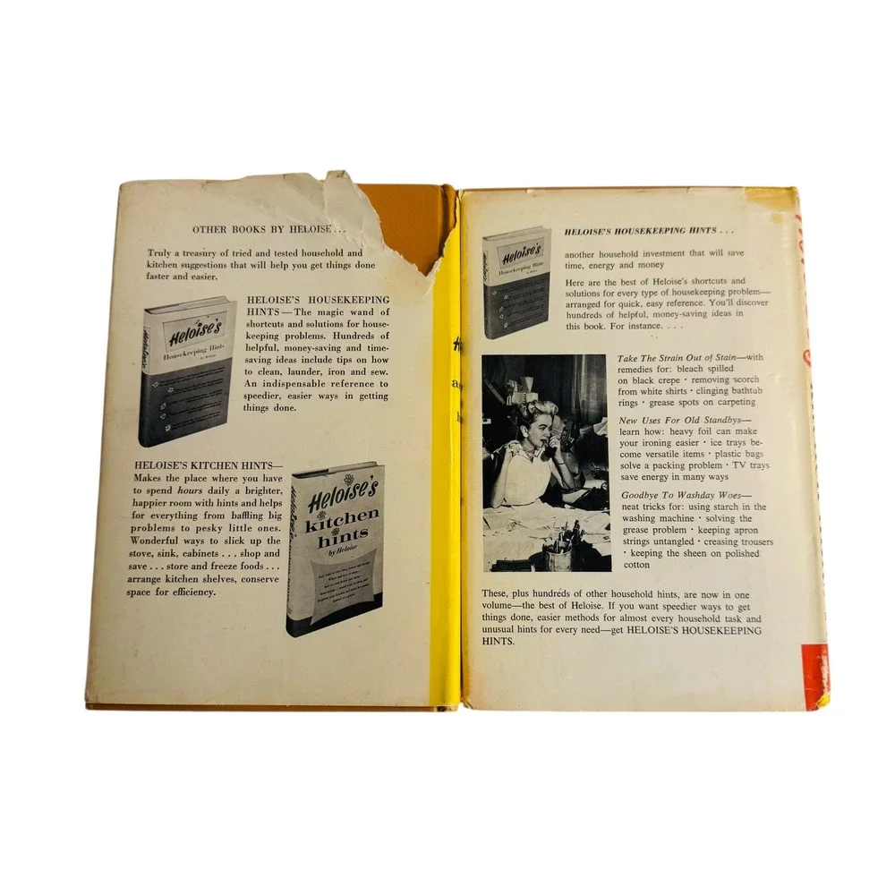 Heloise All Around the House Heloise's‎ Kitchen Hints Vintage Books Set 1960's